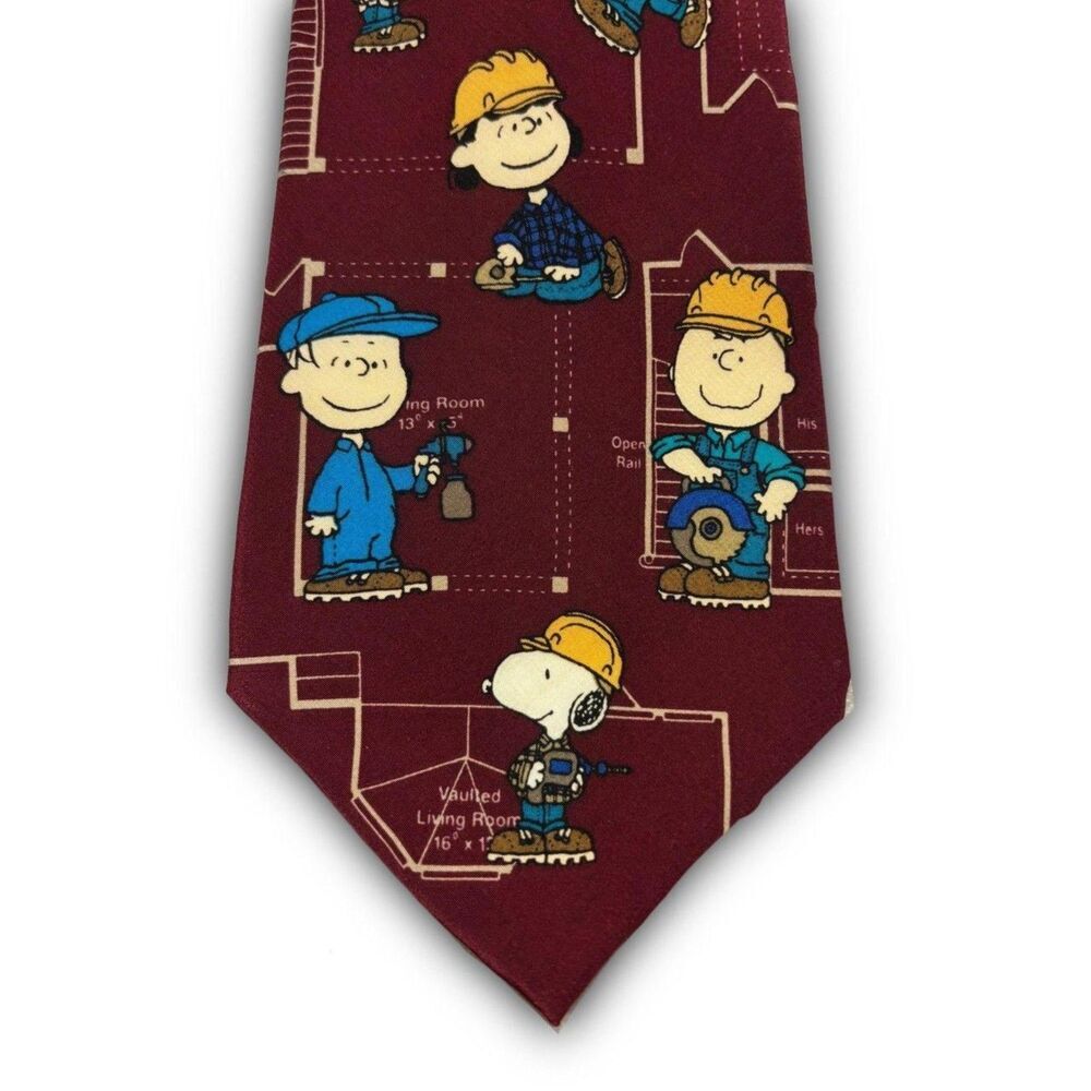 Men Peanuts Tie